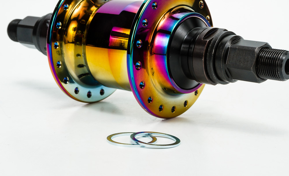 Piasta tył WTP Helix Freecoaster Oil Slick : Sklep AveBmx